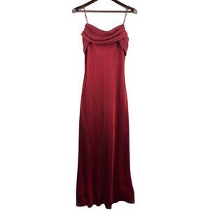 Women’s KiKi XL Ruby Red Sleeveless Evening Gown